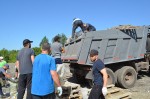 Пензенские  мусульмане  незадолго до Курбана- Байрама провели большой  субботник около новой Соборной мечети